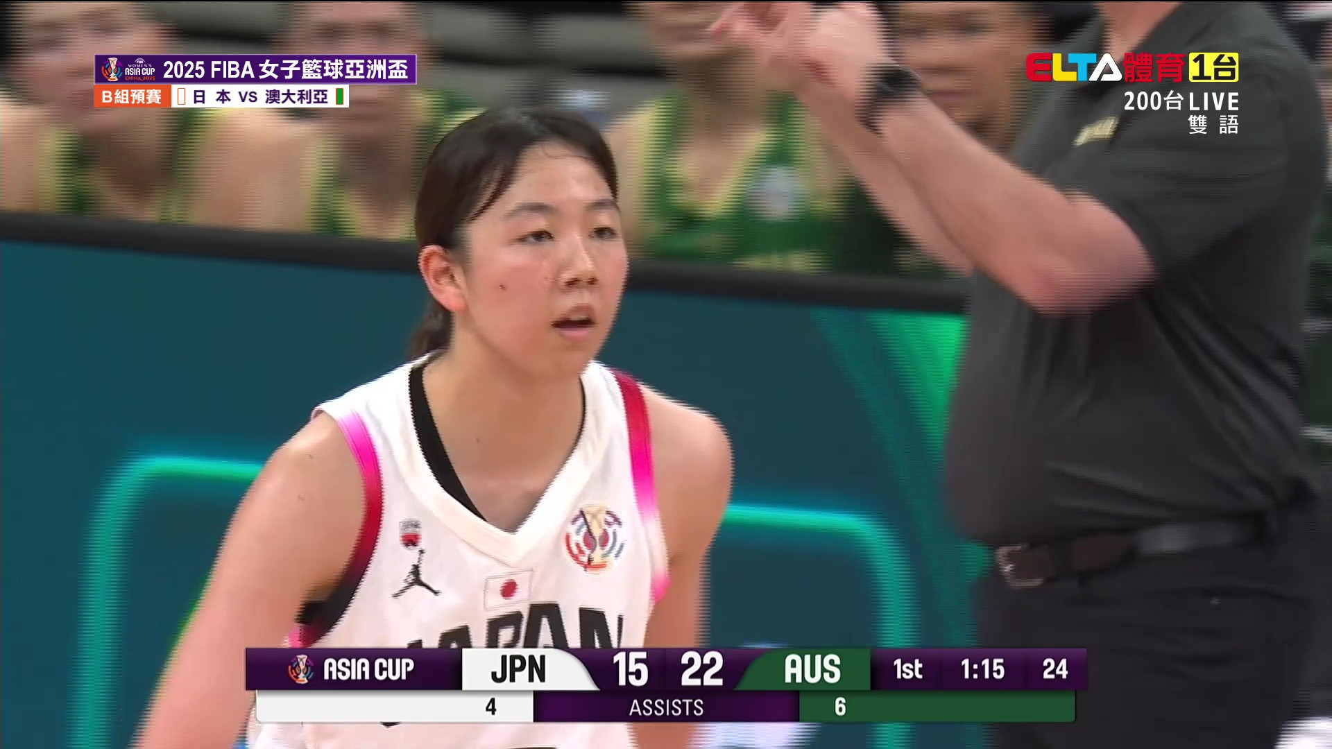 7/15 FIBA女子籃球亞洲盃 日本VS澳大利亞 B組預賽