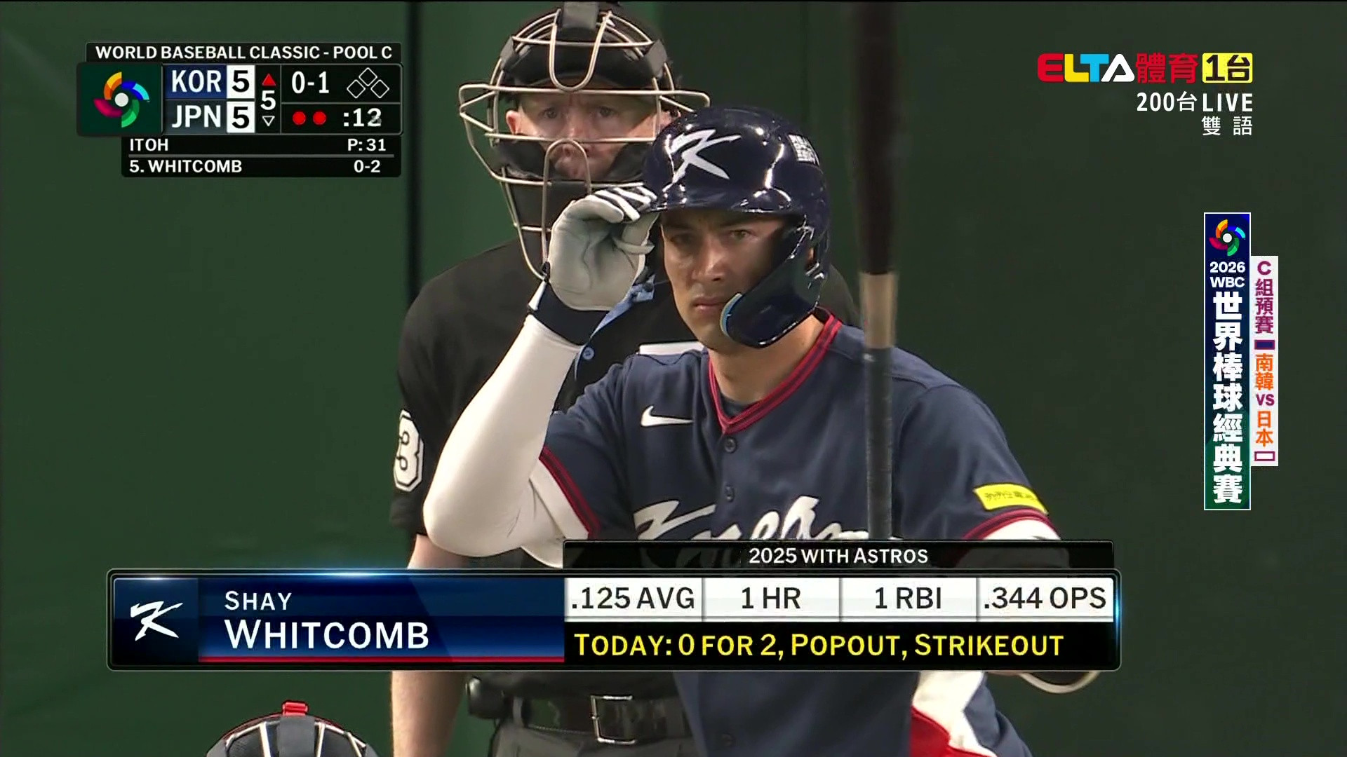 3/7 WBC棒球經典賽 南韓 VS 日本 C組預賽