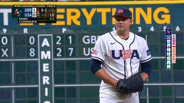 3/8 WBC棒球經典賽 英國 VS 美國 B組預賽