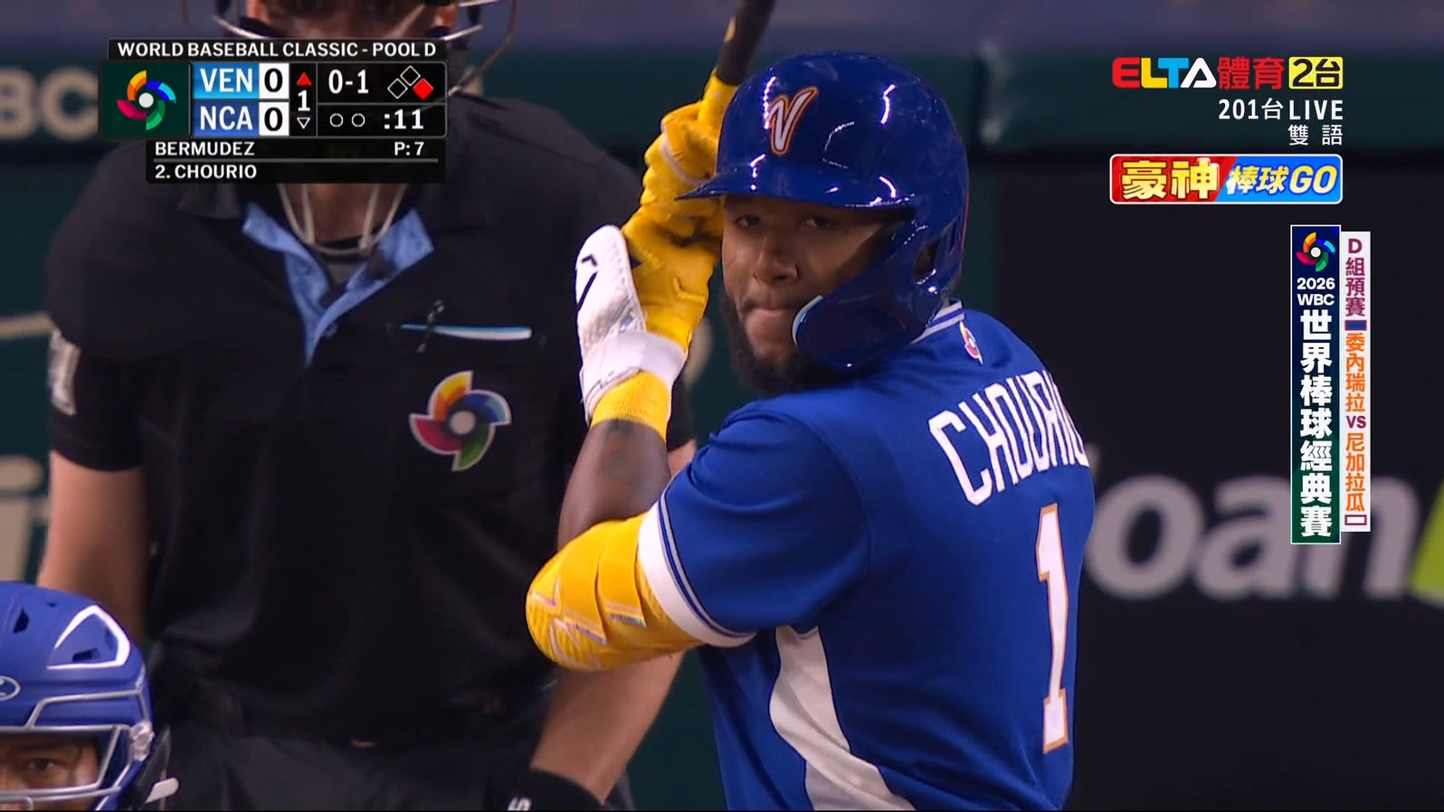 3/10 WBC棒球經典賽 委內瑞拉 VS 尼加拉瓜 D組預賽