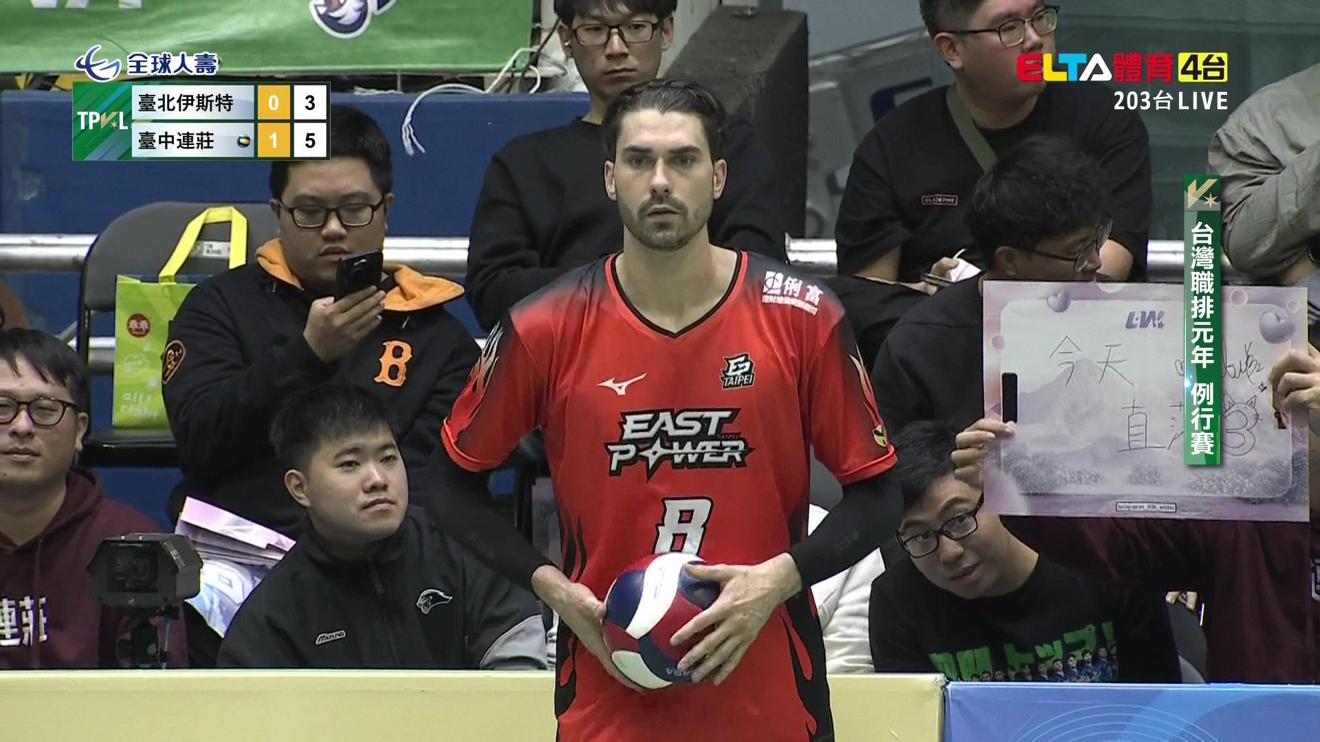 3/7 TPVL 台北伊斯特 VS 台中連莊 例行賽