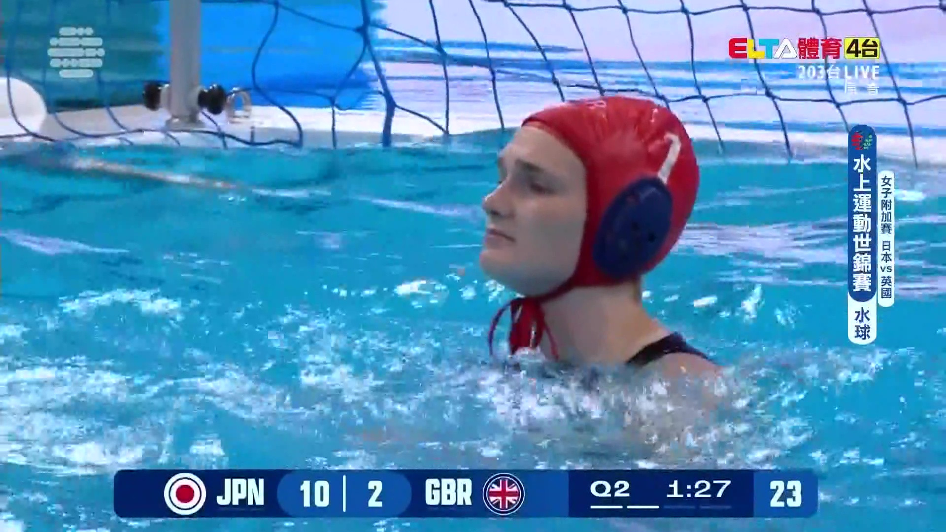 7/17 水球 女子附加賽 日本 VS 英國 (原音)