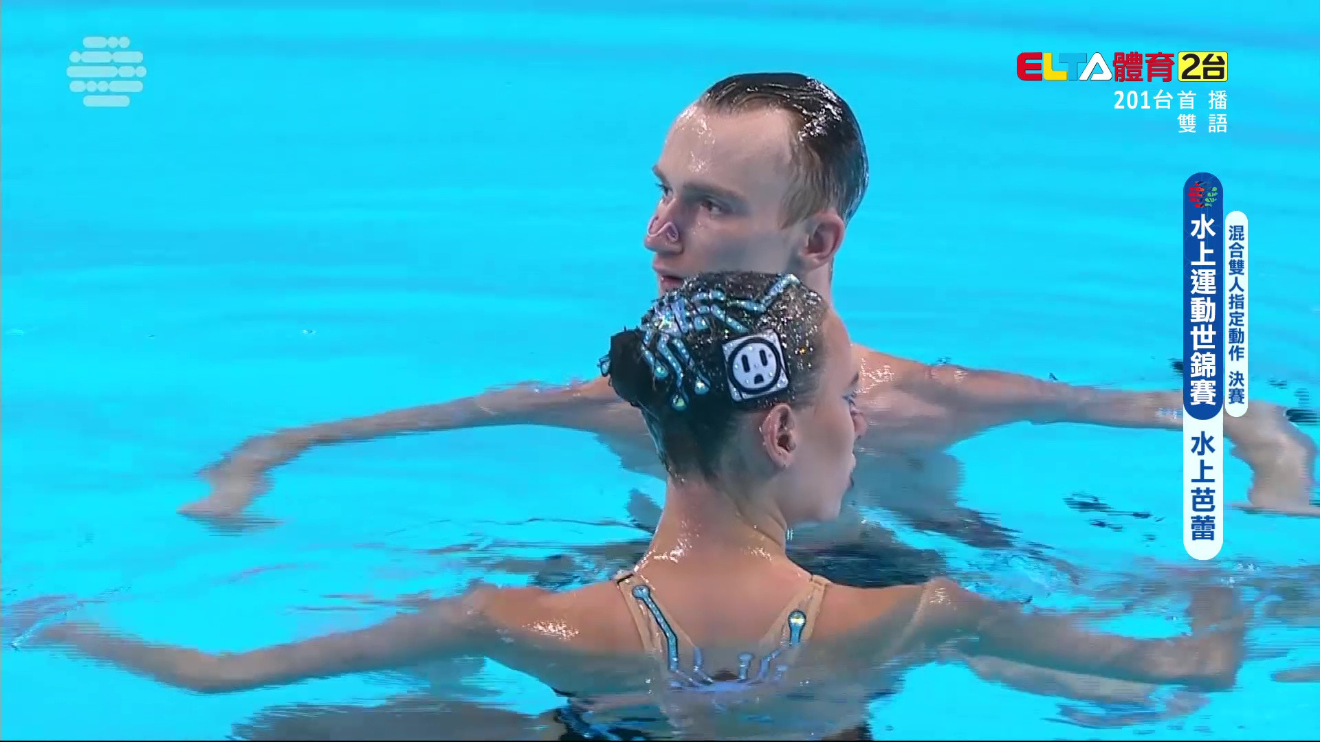 7/22 水上運動世錦賽 水上芭蕾 混合雙人指定動作決賽