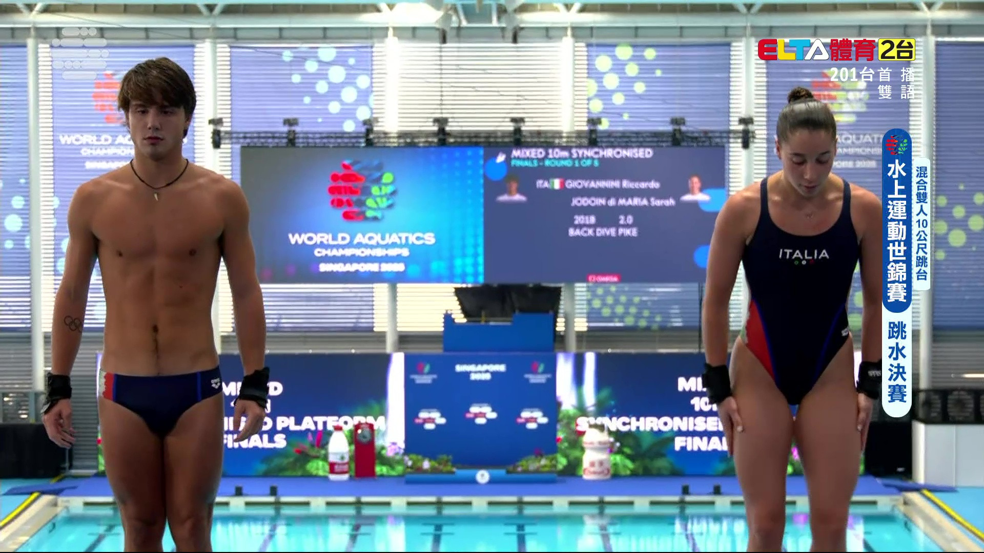 7/27 水上運動世錦賽 跳水 混合雙人10M跳台決賽