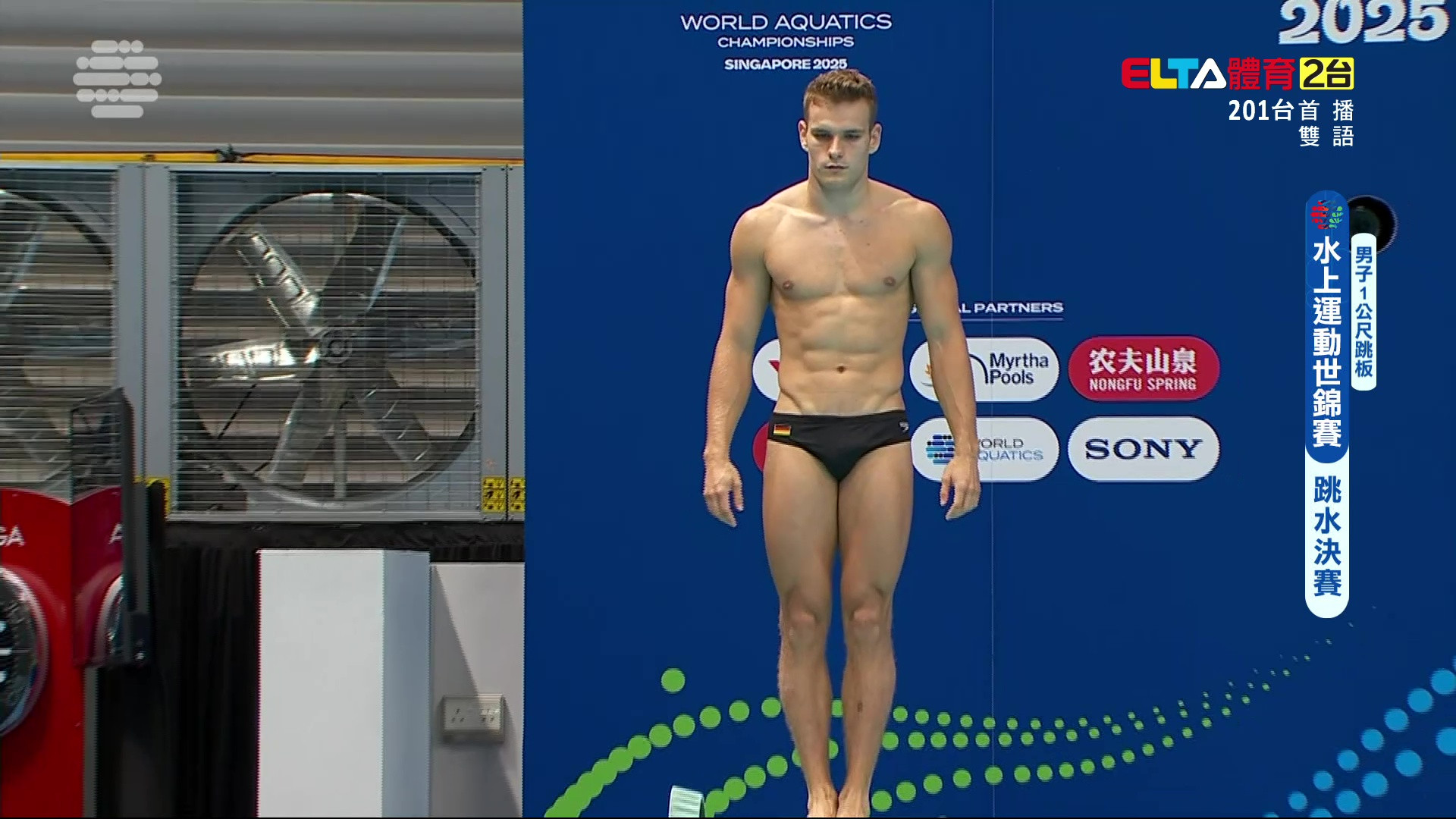 7/27 水上運動世錦賽 跳水 男子1M跳板決賽