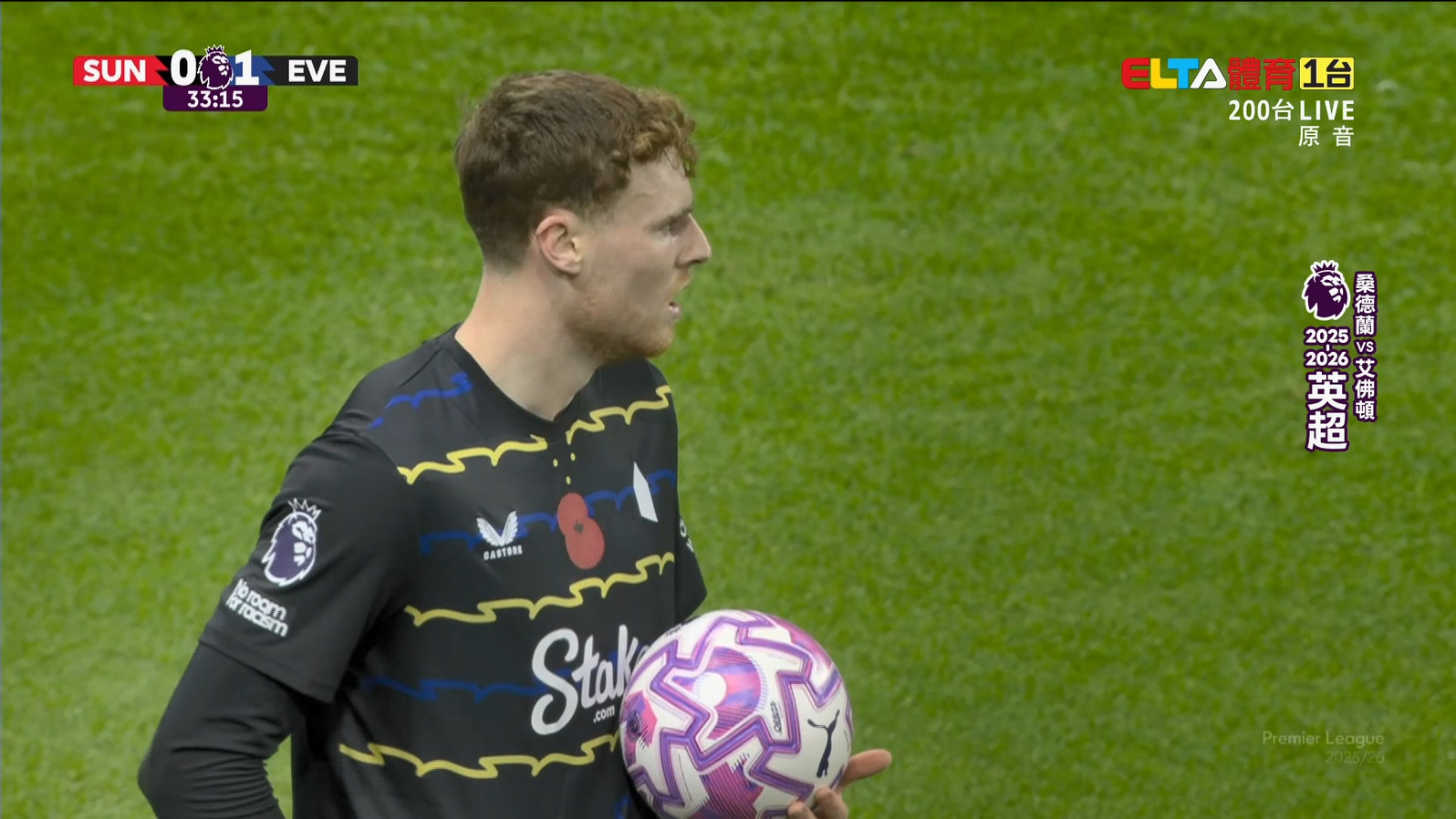 11/4 英超 桑德蘭 VS 艾佛頓 第10輪(原音)