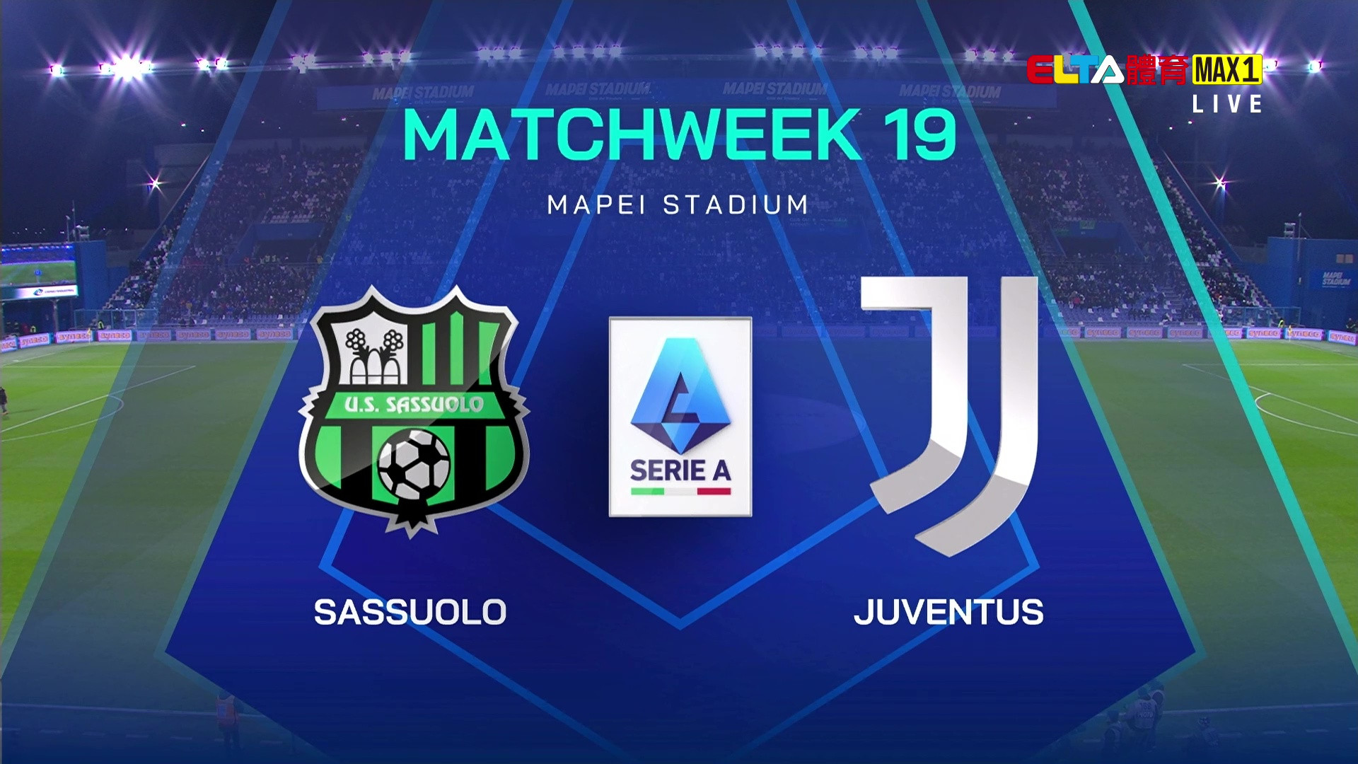 1/7 義甲 薩索羅 VS 尤文圖斯 第19輪(原音)