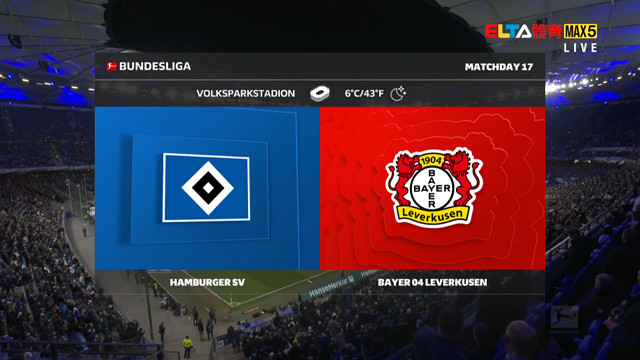 3/5 德甲 漢堡 VS 勒沃庫森 第17輪(原音)