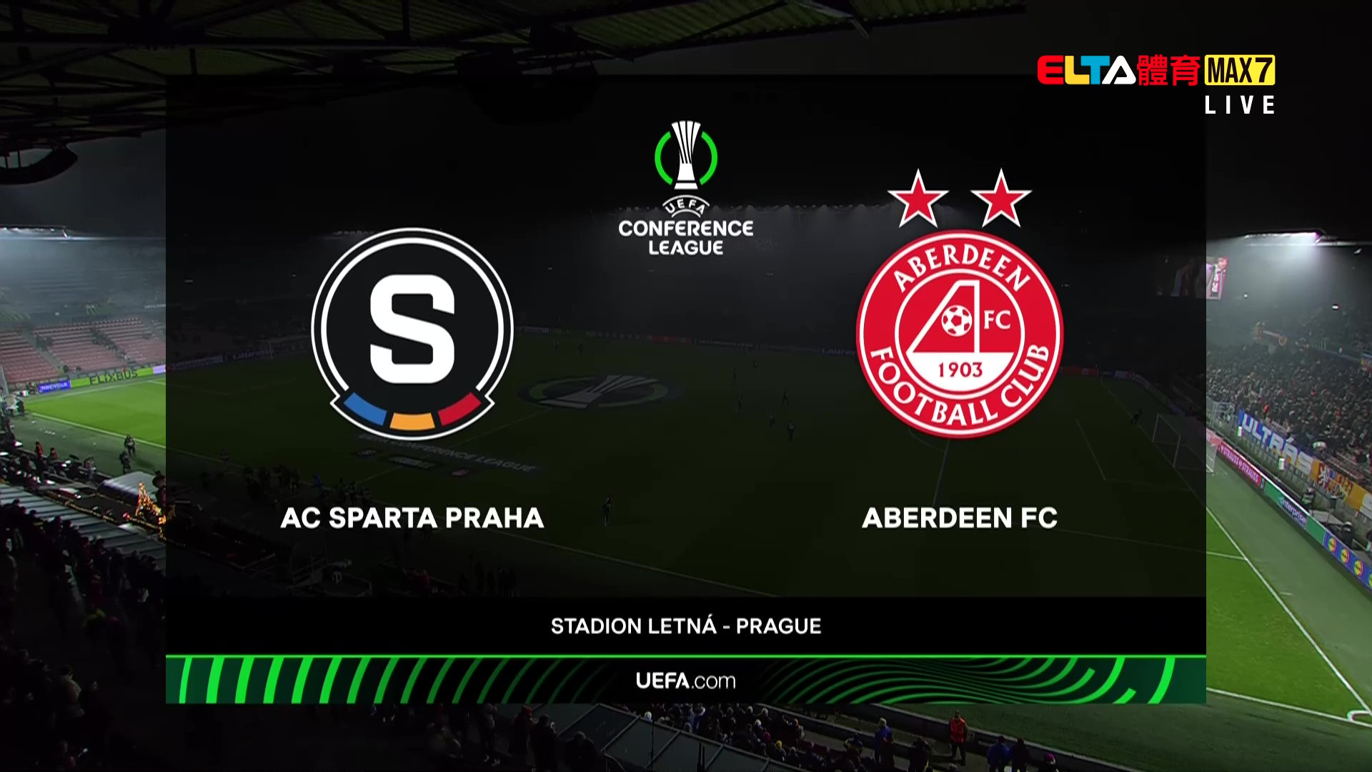 12/19 UEFA歐會 布拉格斯巴達 VS 亞伯丁 第6比賽日(原音)