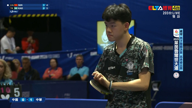 7/20 中國VS中華 桌球 男團決賽