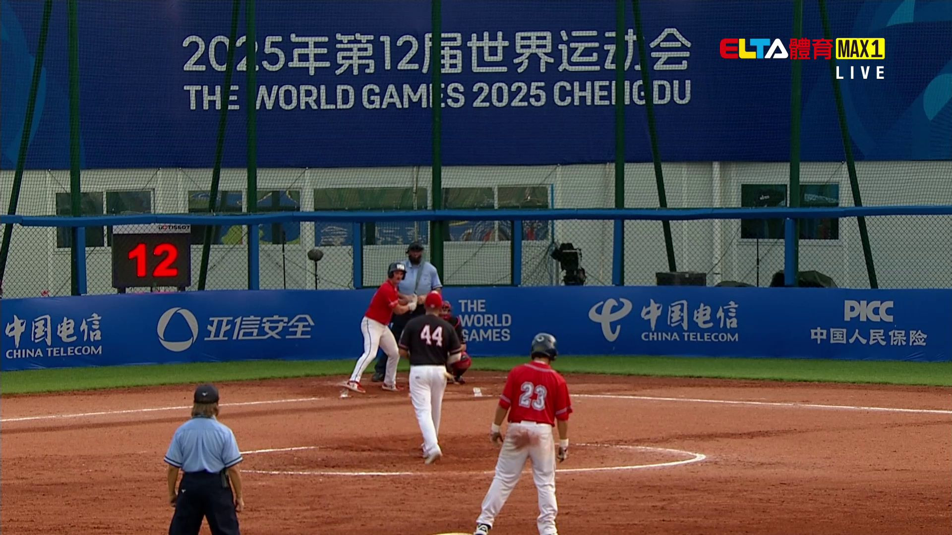 8/7 美國VS新加坡/美國VS加拿大 壘球 男子小組賽 (原音)