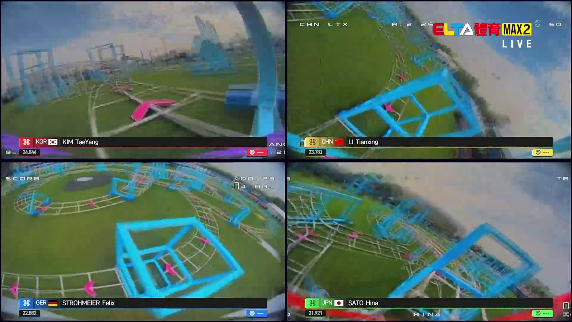 8/14 無人機 預賽第1/2輪 (原音)
