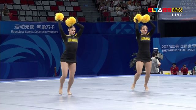 8/16 競技啦啦隊 雙人花球決賽 (原音) 