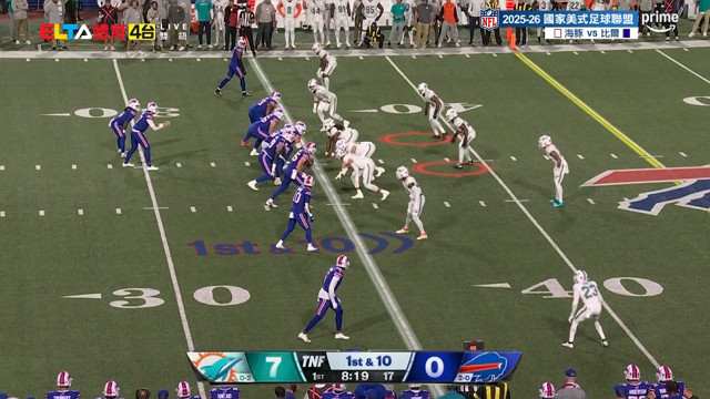 9/17 NFL 海豚 VS 比爾 例行賽第三週