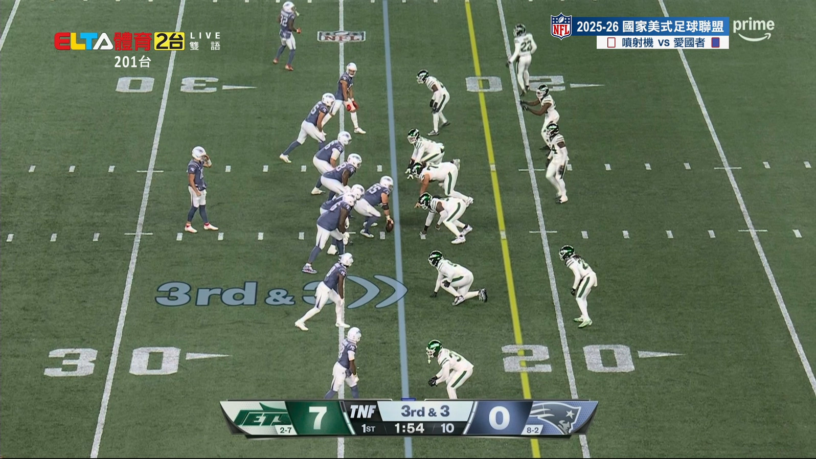 11/14 NFL 噴射機 VS 愛國者 例行賽第十一週