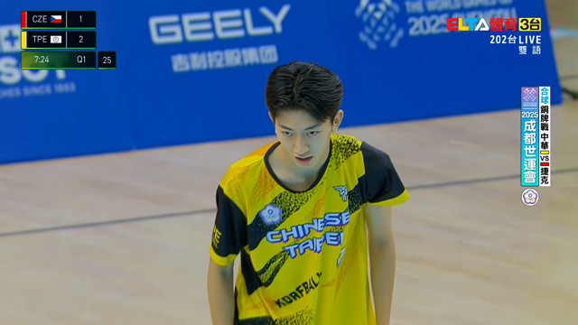 8/12 捷克VS中華 合球 銅牌戰