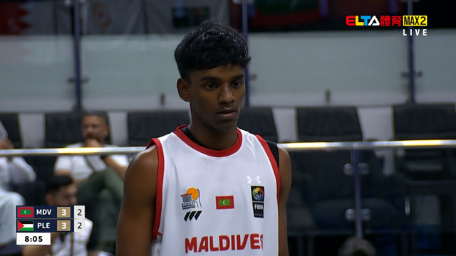 10/23 亞洲青年運動會 馬爾地夫VS巴勒斯坦 三對三籃球 男子預賽(原音)