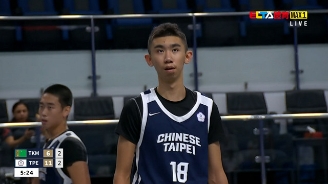 10/25 亞洲青年運動會 土庫曼VS中華 三對三籃球 男子預賽(原音)