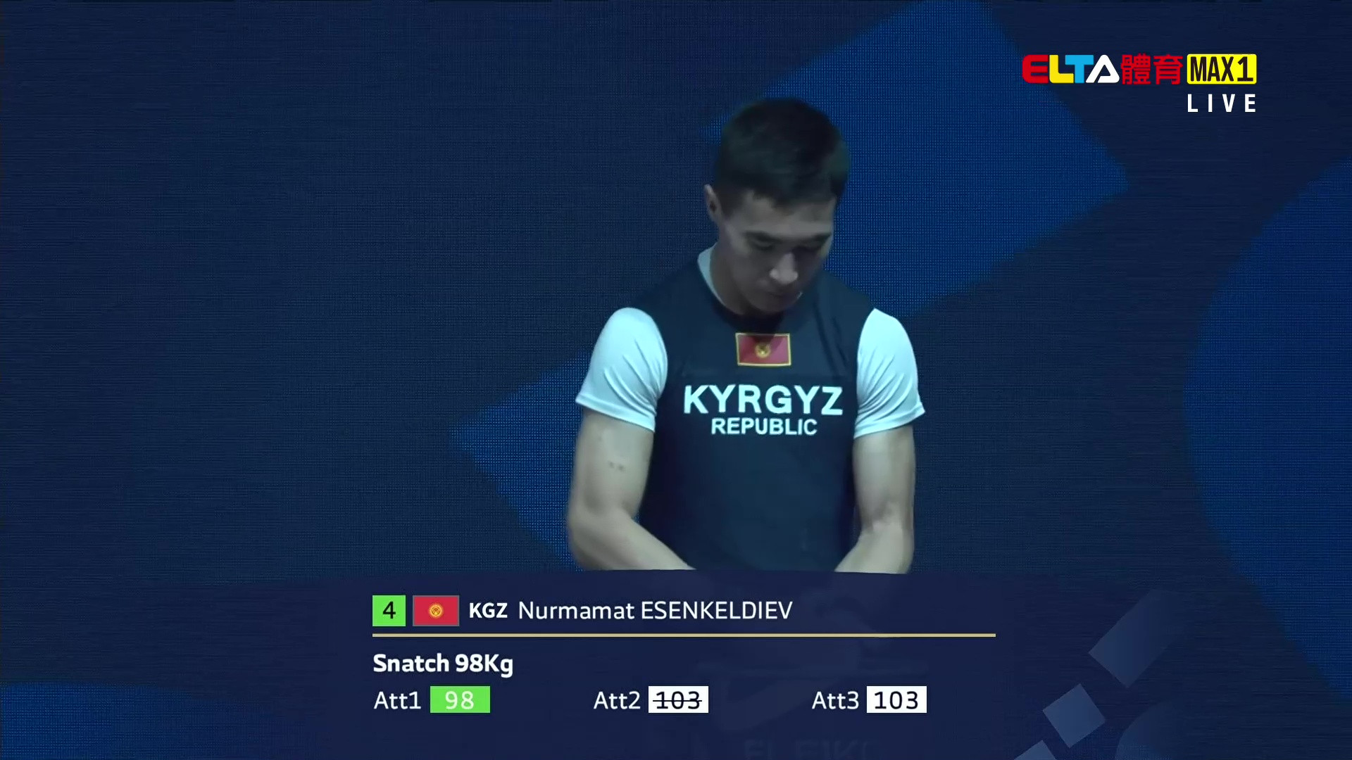 10/27 亞洲青年運動會 舉重 男子60公斤級決賽 (原音)