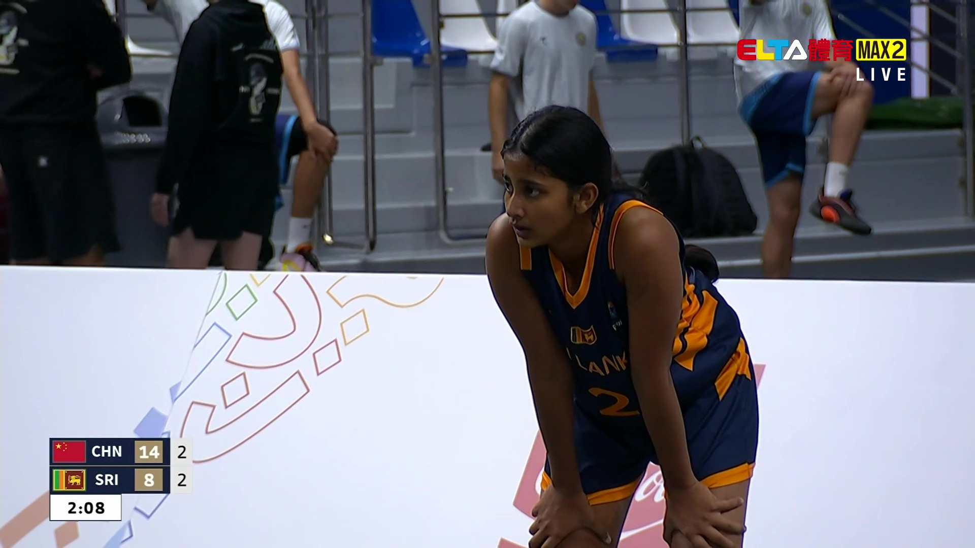 10/27 亞洲青年運動會 三對三籃球 男/女八強 (一) (原音)