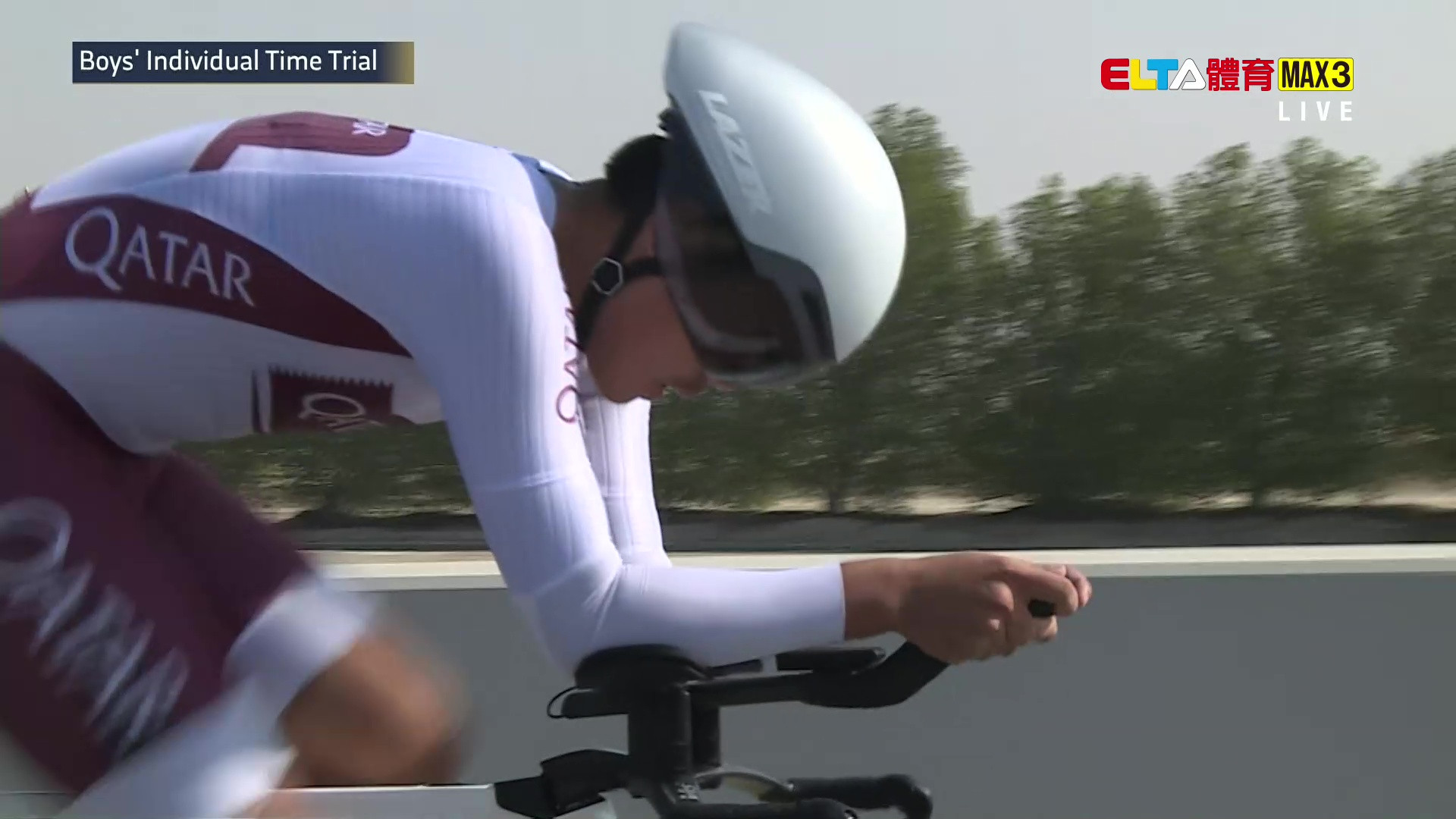 10/27 亞洲青年運動會 謝治翔 自由車 男子個人計時決賽 (原音)