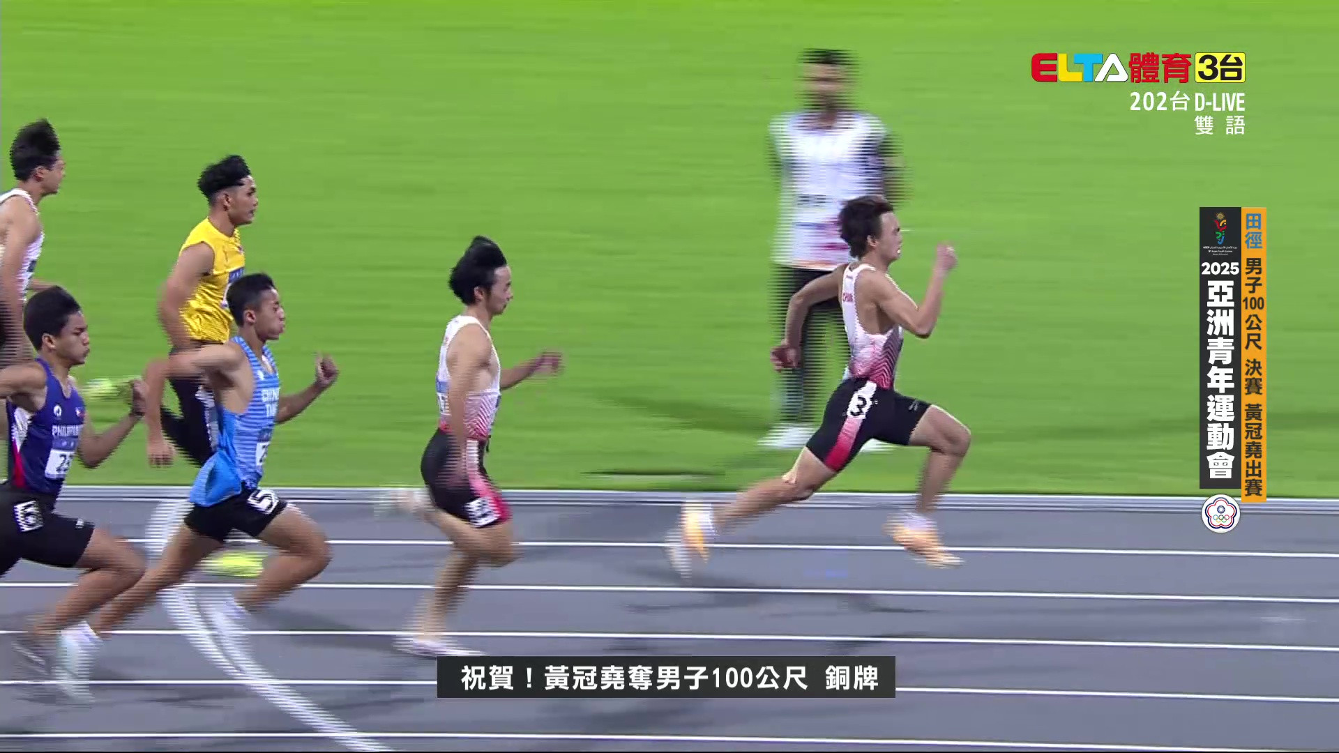 10/24 亞洲青年運動會 中華隊 田徑 預賽/決賽