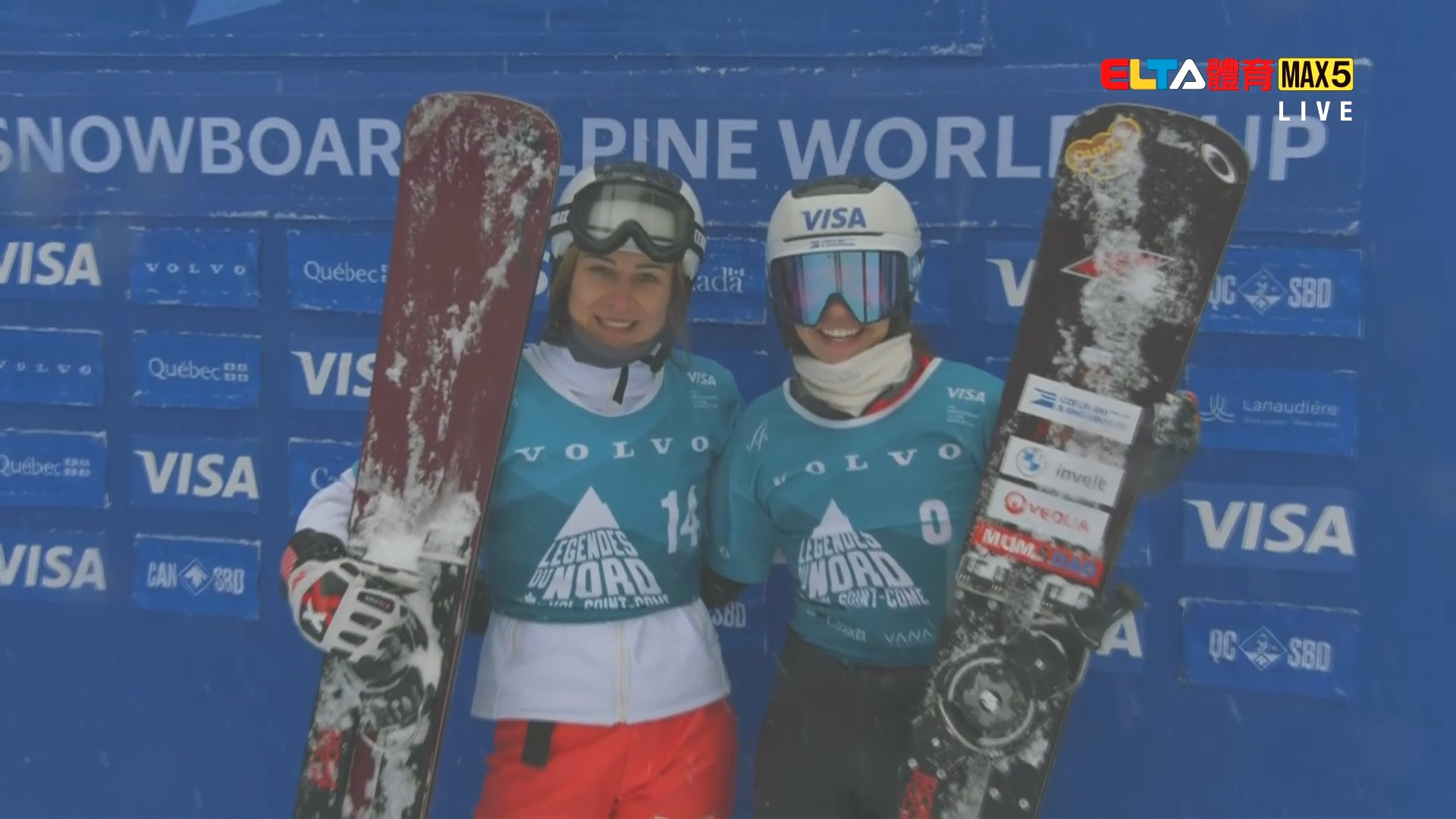 3/15 FIS雪板滑雪世界盃 加拿大站 男女平行大曲道賽(原音)