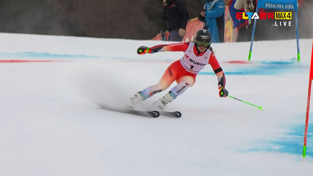 1/1 FIS高山滑雪世界盃 斯洛維尼亞站 女子大曲道賽第1趟(原音)