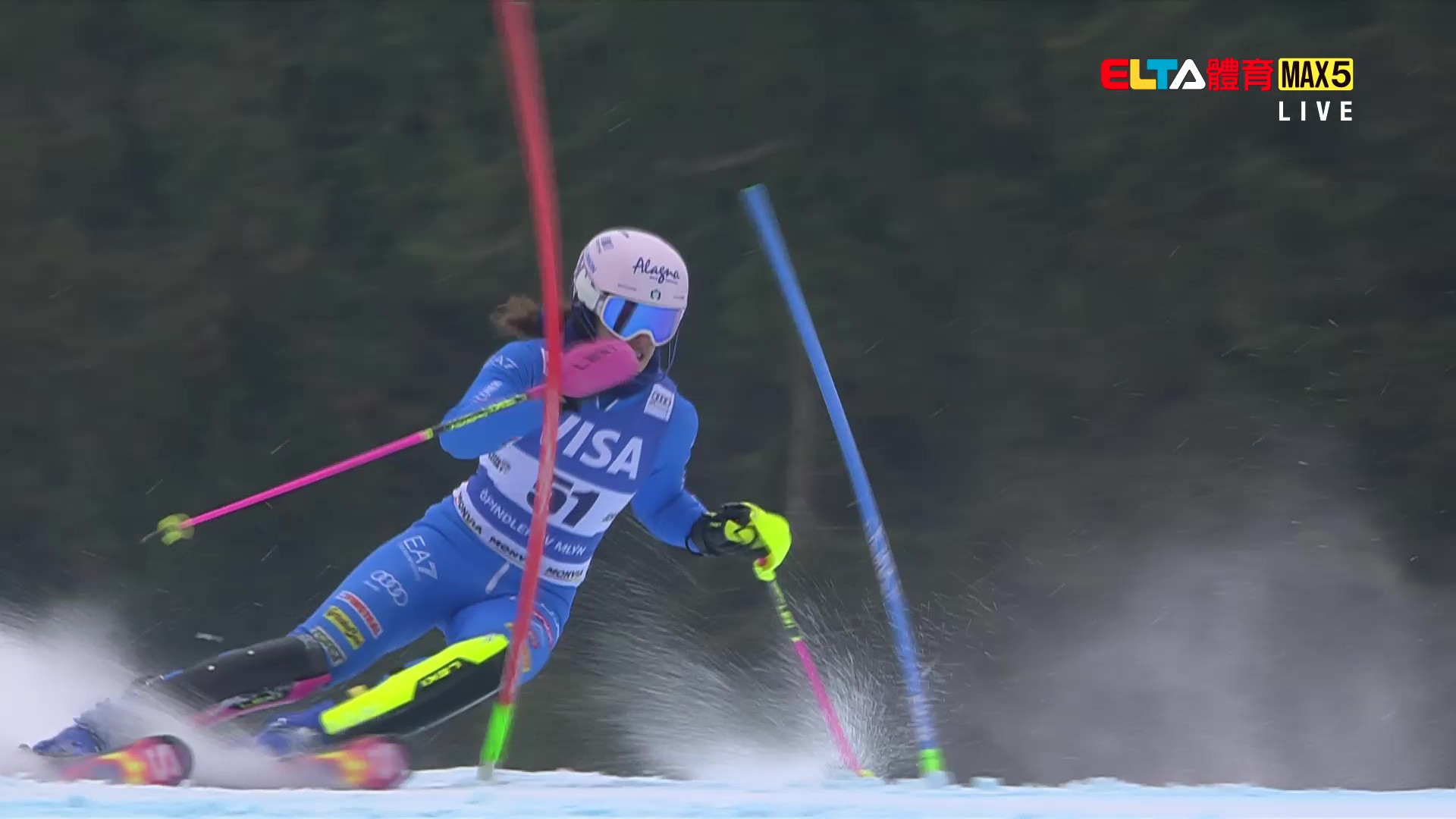 1/25 FIS高山滑雪世界盃 捷克站 女子曲道賽第2趟(原音)