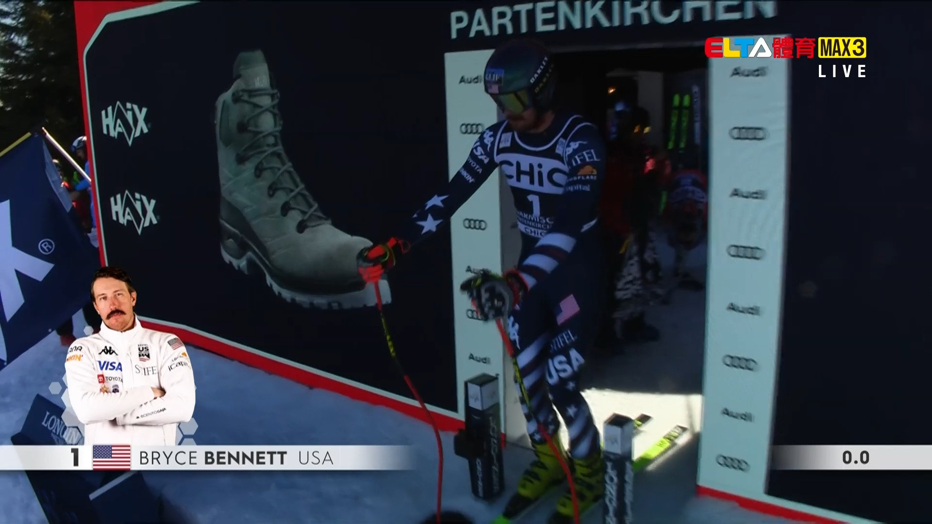 2/28 FIS高山滑雪世界盃 德國站 男子下坡賽(原音)