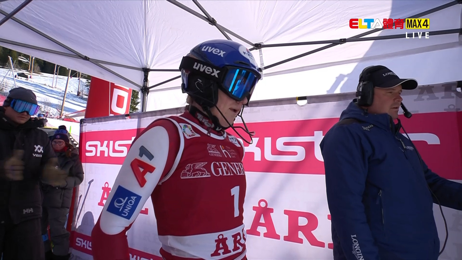 3/15 FIS高山滑雪世界盃 瑞典站 女子曲道賽第1趟(原音)