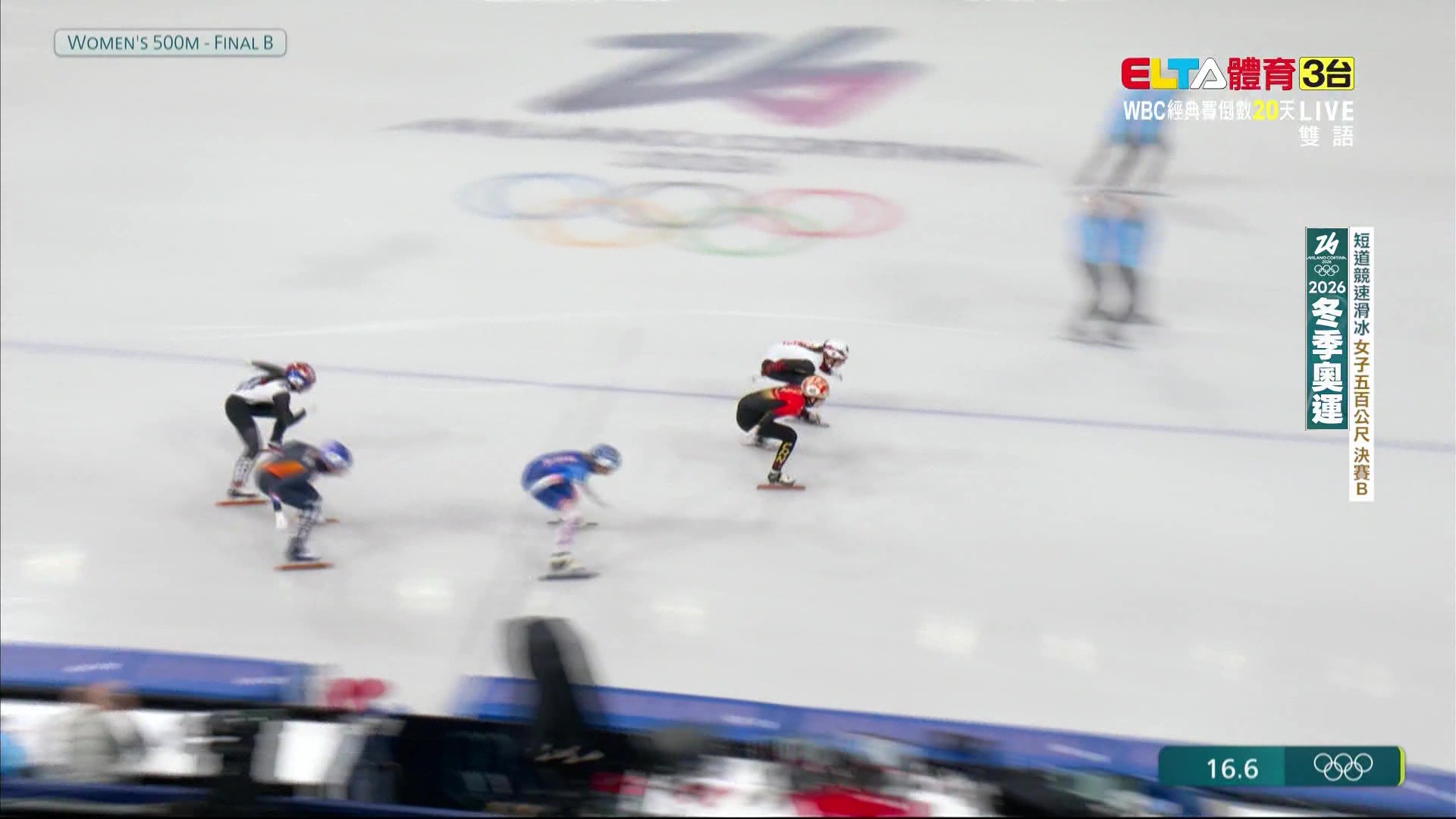 2/13 冬季奧運 短道競速滑冰 女500M/男1000M半準決賽/準決賽/決賽