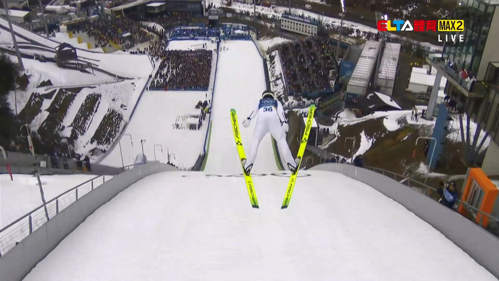 2/11 冬季奧運 北歐兩項 男子個人一般跳台滑雪試跳輪/競賽輪(原音)