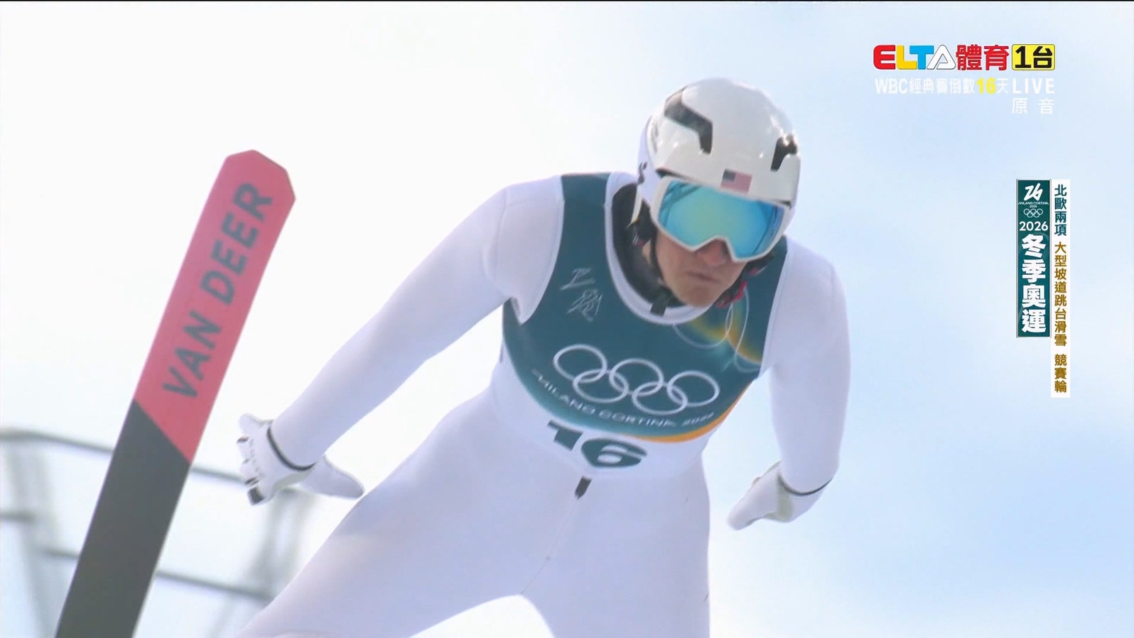 2/17 冬季奧運 北歐兩項 大型坡道跳台滑雪試跳輪/競賽輪(原音)