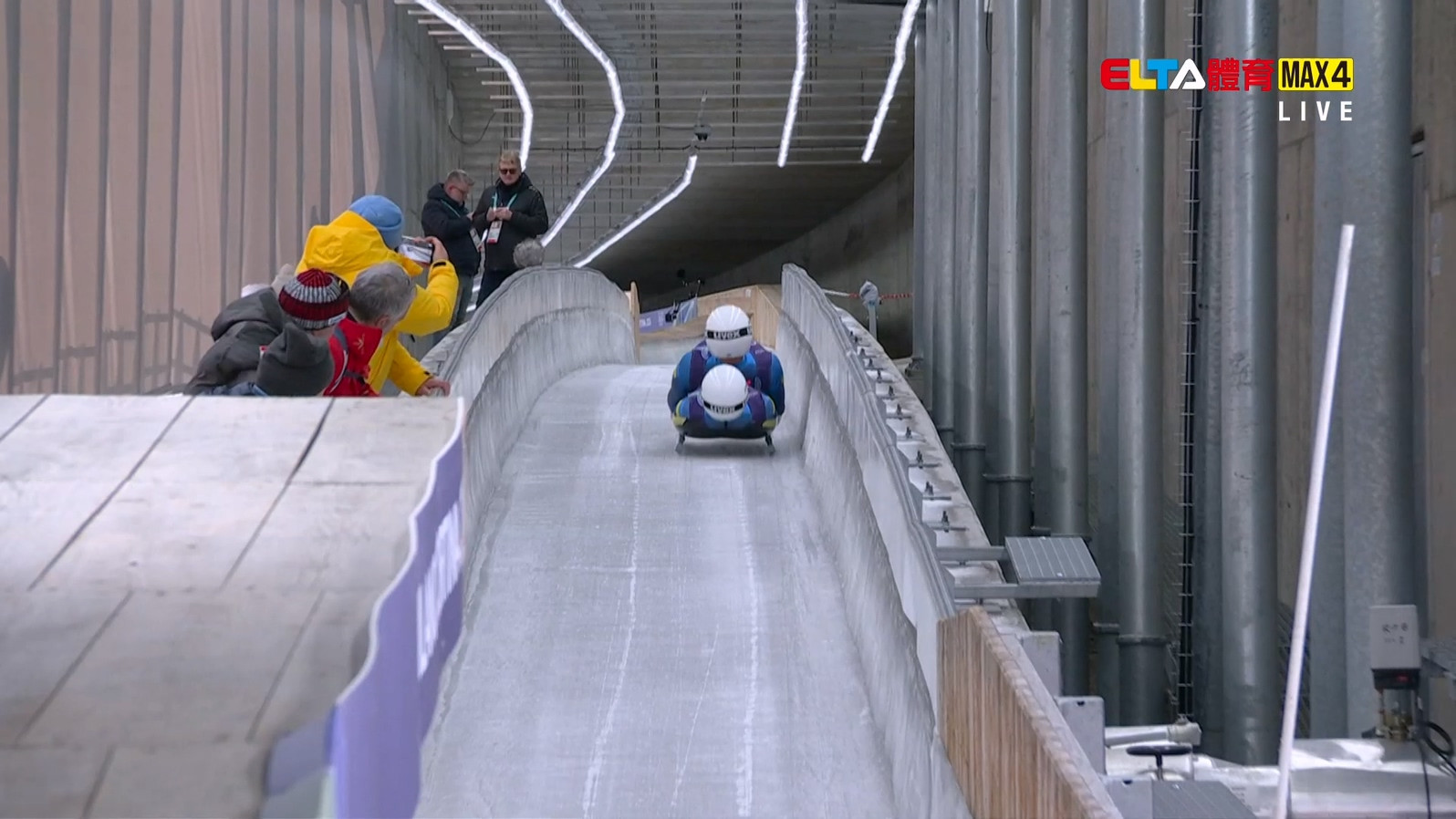 2/8 冬季奧運 雪橇 男子雙人正式練習賽(原音)