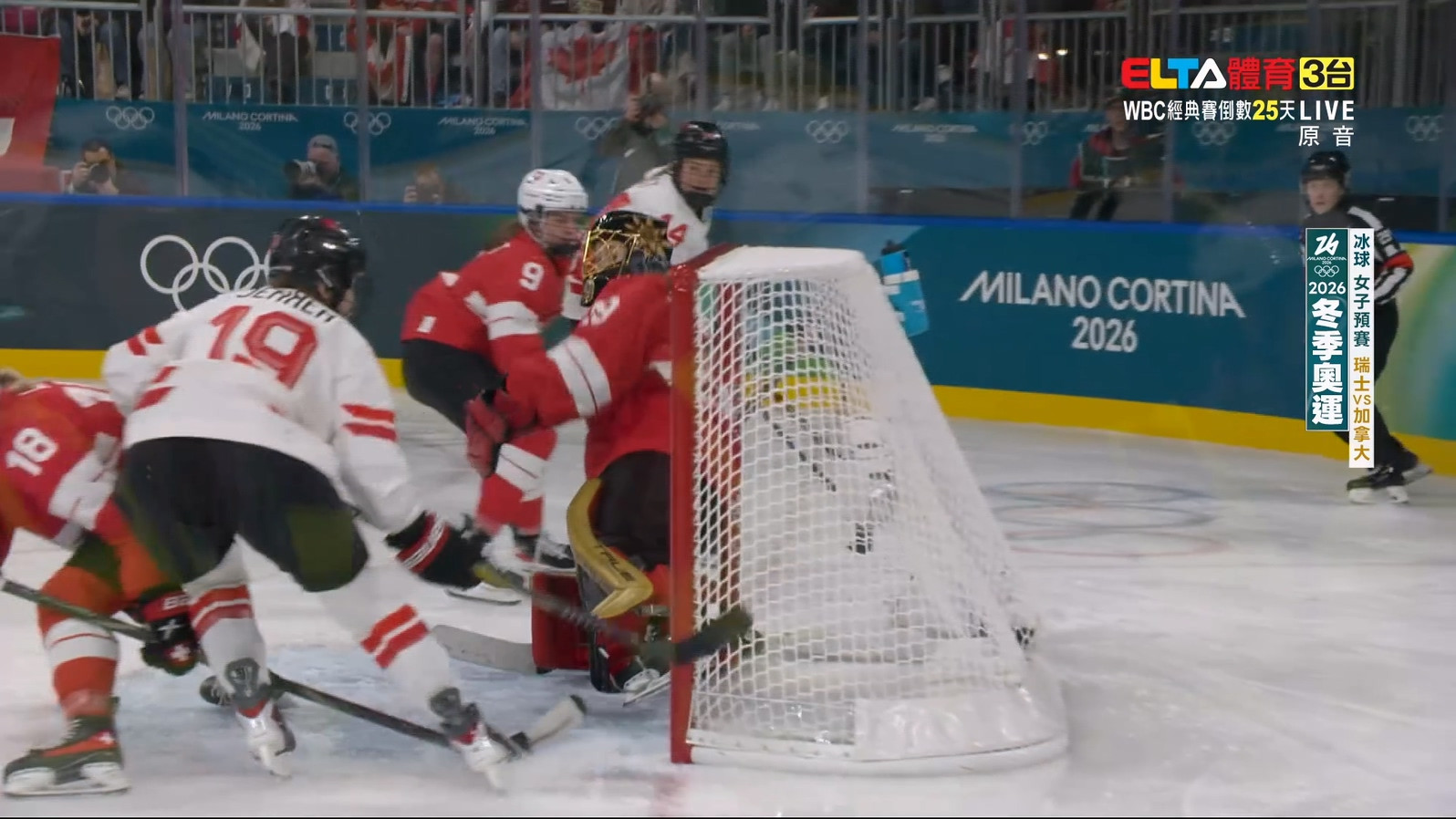 2/8 冬季奧運 瑞士VS加拿大 冰球 女子預賽(原音)