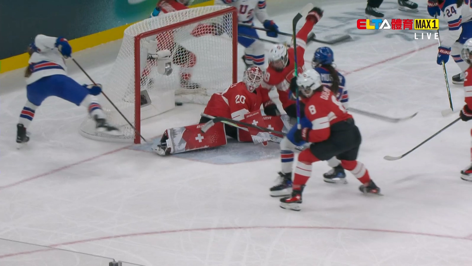 2/10 冬季奧運 瑞士VS美國 冰球 女子預賽(原音)