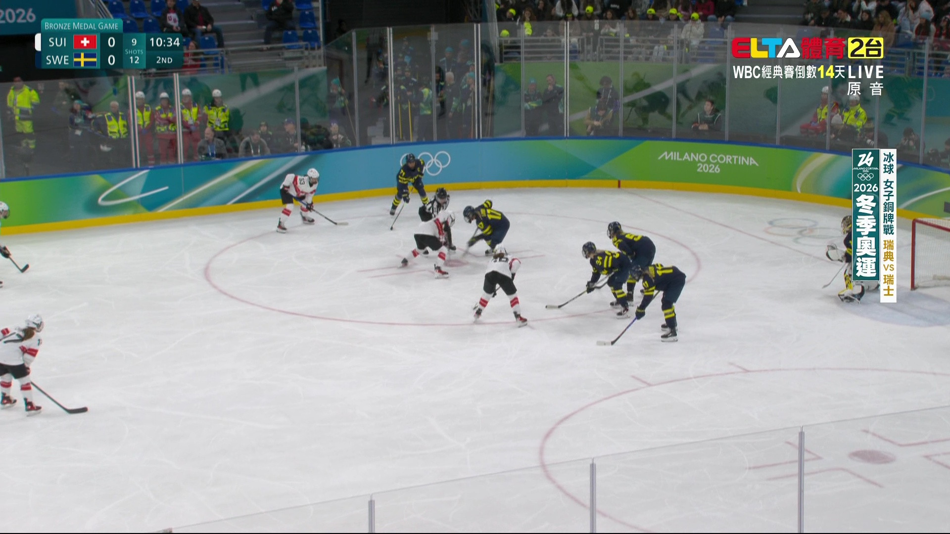 2/19 冬季奧運 瑞典VS瑞士 冰球 女子銅牌戰(原音)