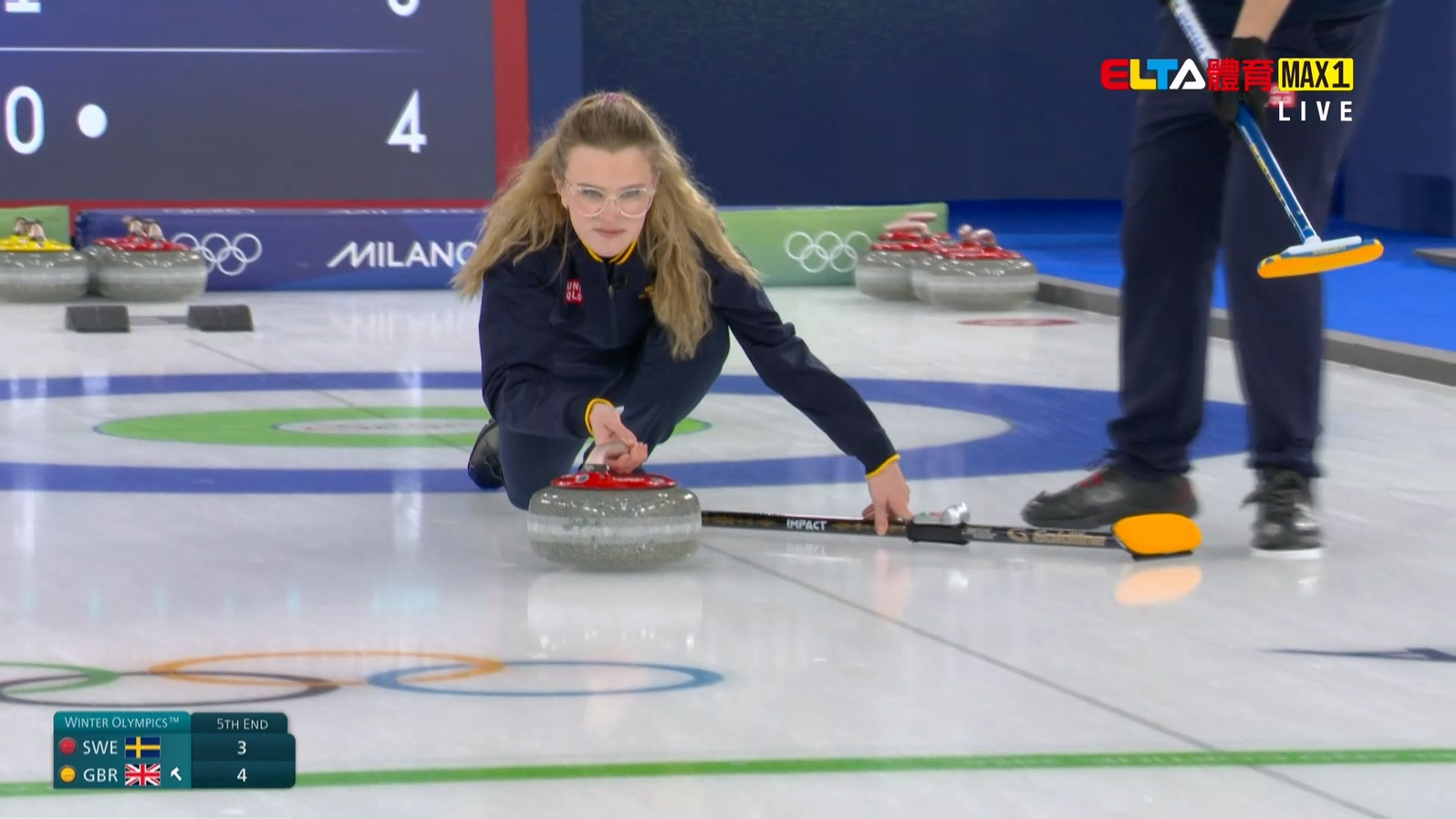 2/6 冬季奧運 瑞典VS英國 冰壺 混雙預賽(原音)