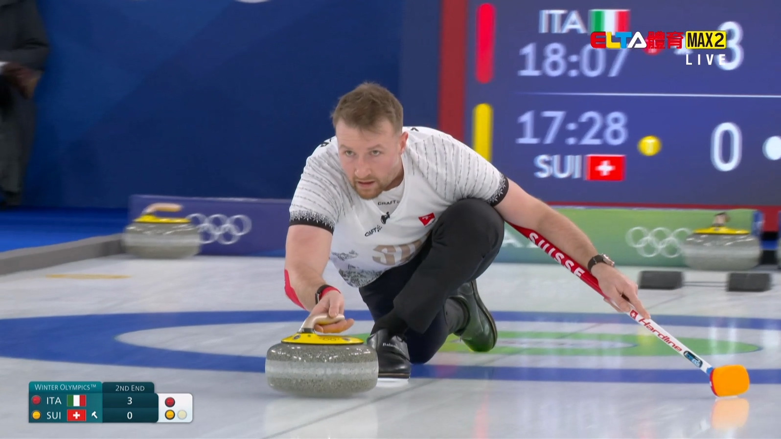 2/6 冬季奧運 義大利VS瑞士 冰壺 混雙預賽(原音)