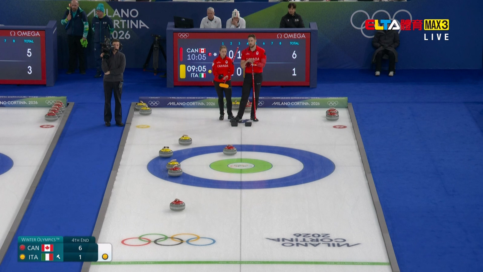 2/6 冬季奧運 加拿大VS義大利 冰壺 混雙預賽(原音)