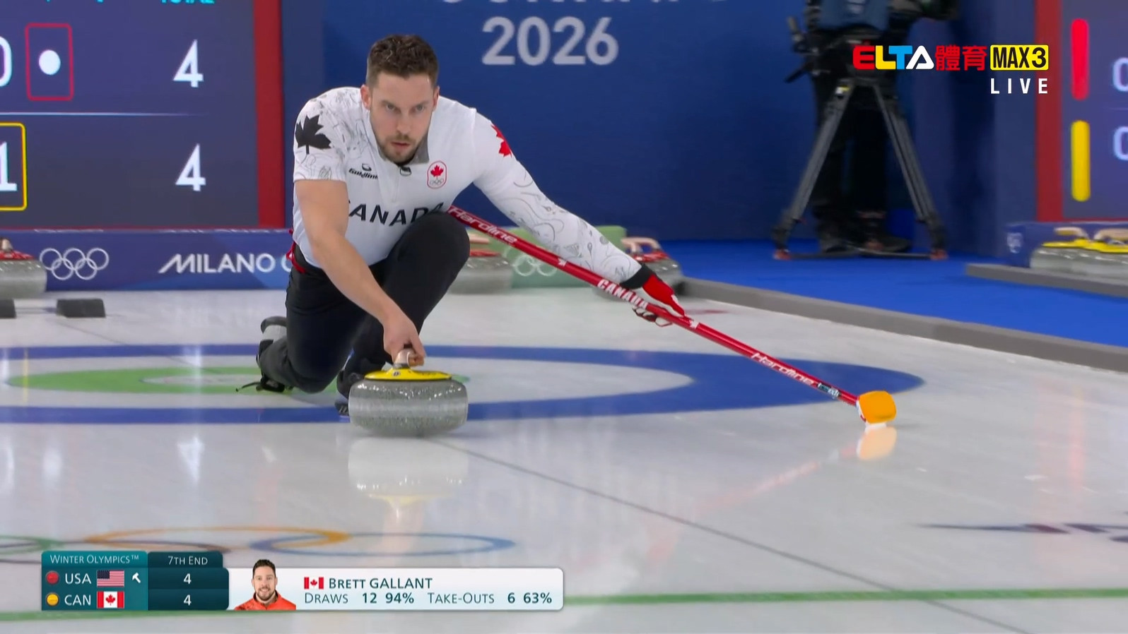 2/6 冬季奧運 美國VS加拿大 冰壺 混雙預賽 2/6(原音)