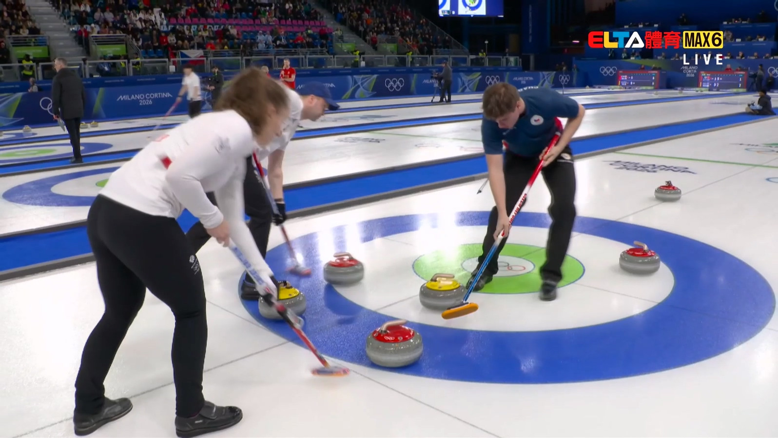 2/6 冬季奧運 捷克VS英國 冰壺 混雙預賽(原音)