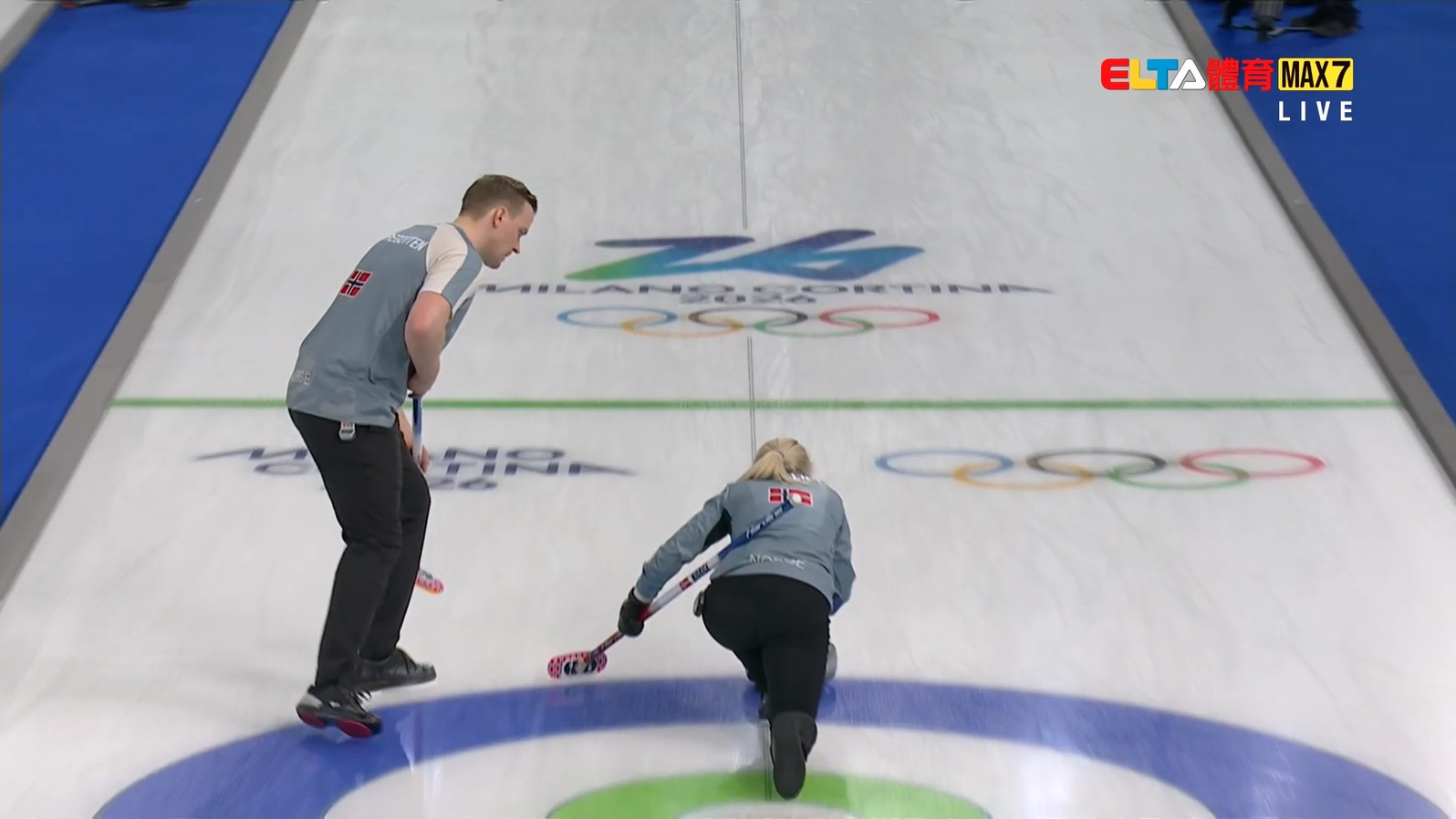 2/8 冬季奧運 挪威VS義大利 冰壺 混雙預賽(原音)