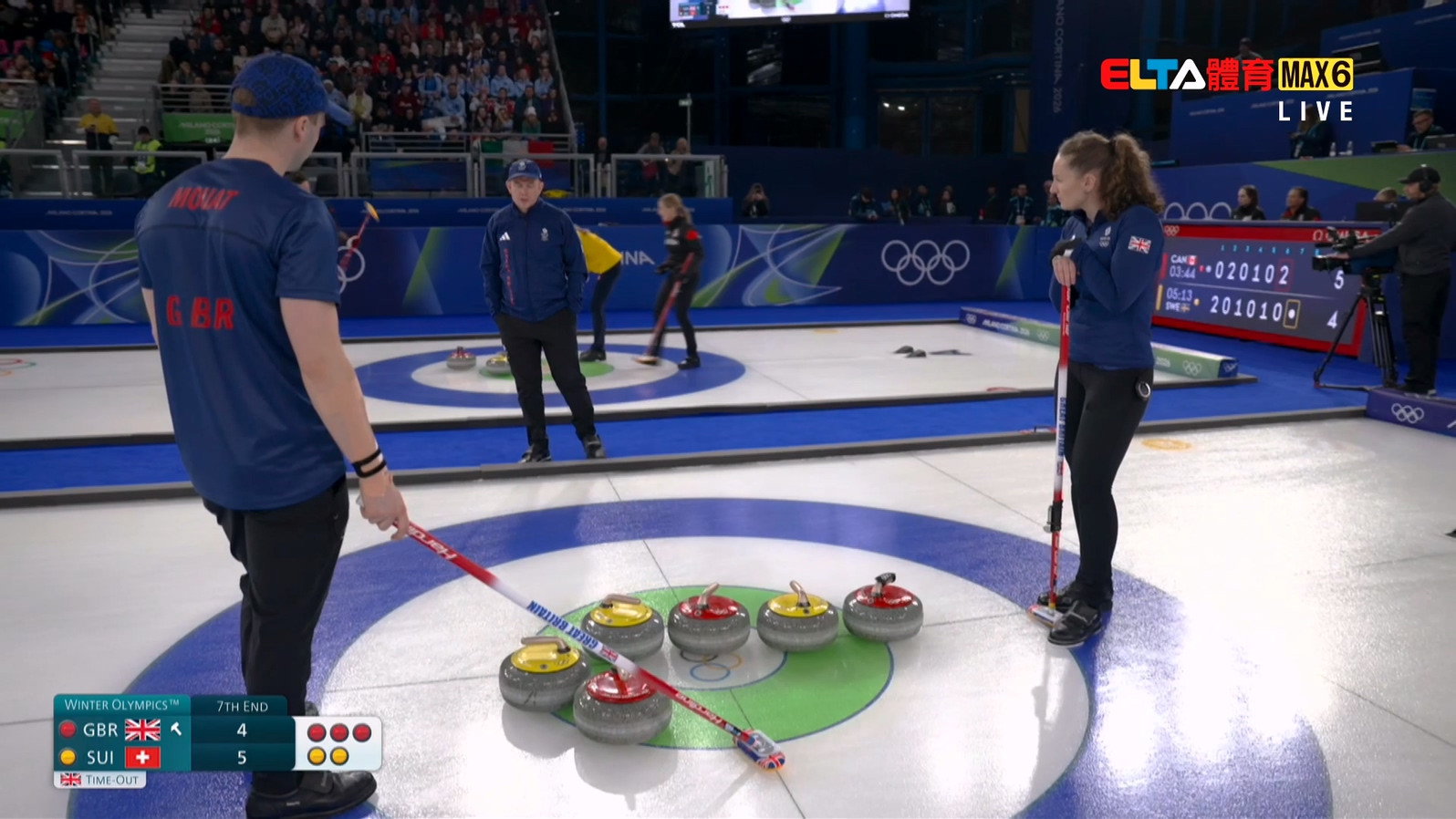 2/8 冬季奧運 英國VS瑞士 冰壺 混雙預賽(原音)
