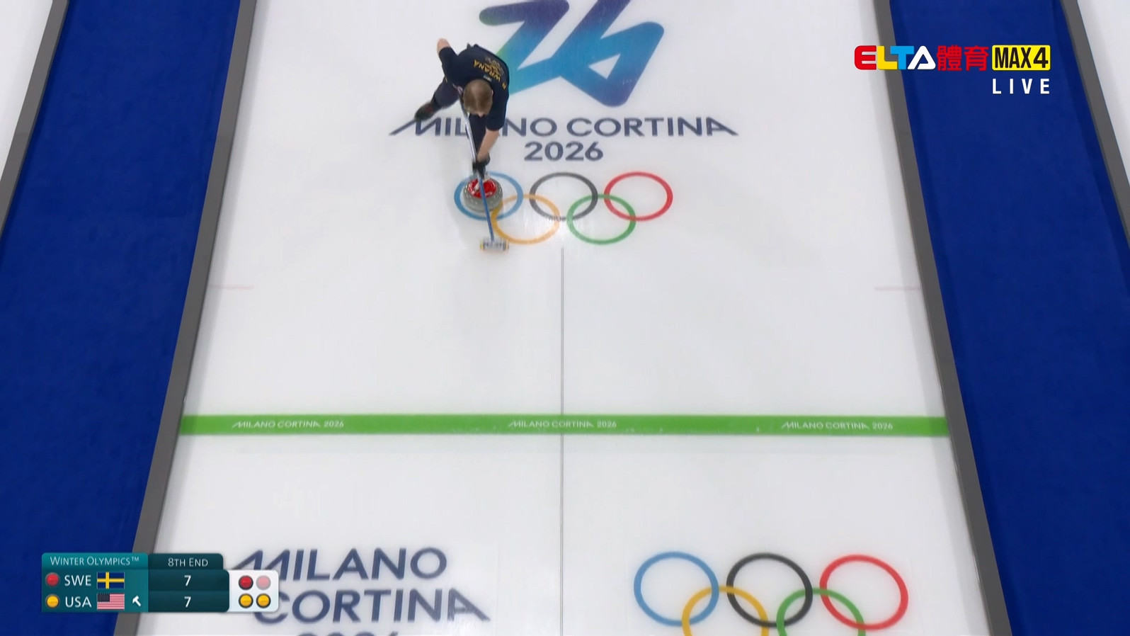 2/9 冬季奧運 瑞典VS美國 冰壺 混雙預賽(原音)