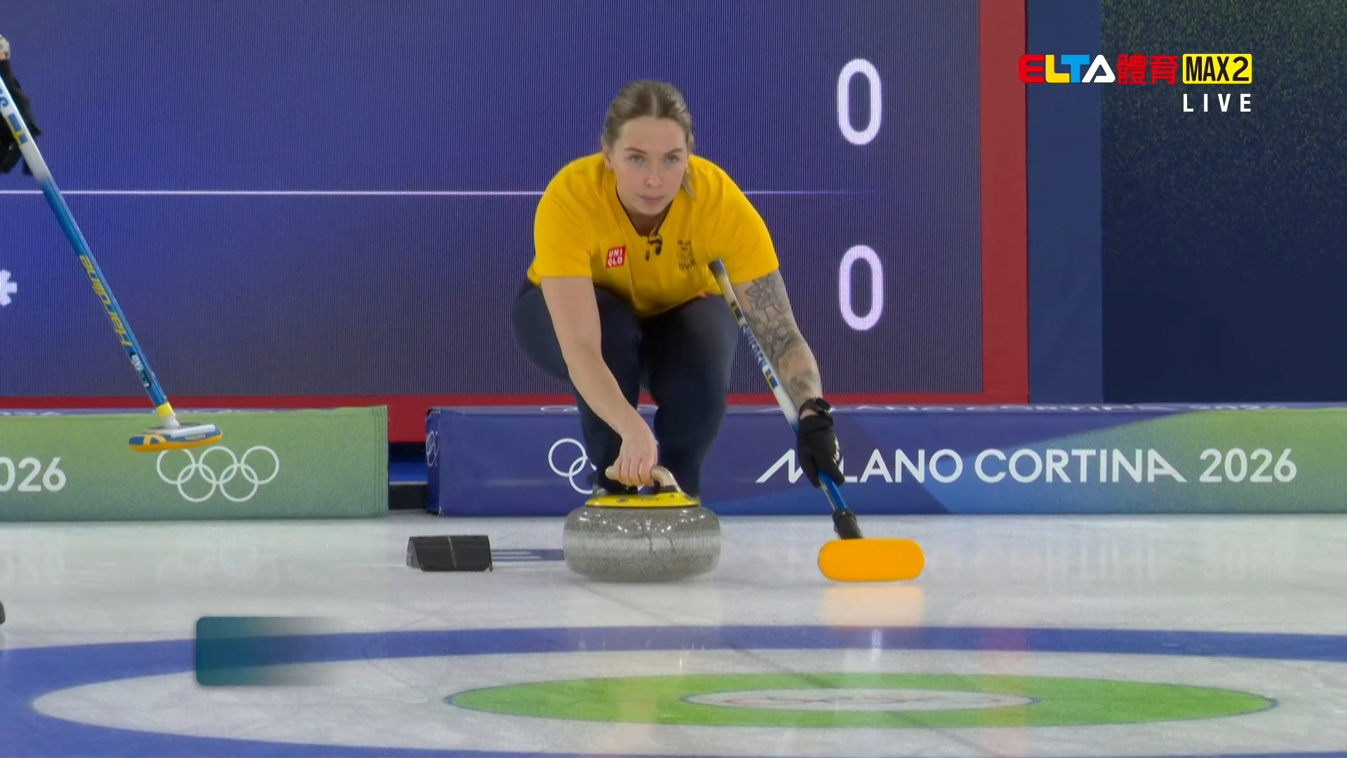 2/12 冬季奧運 日本VS瑞典 冰壺 女子預賽(原音)