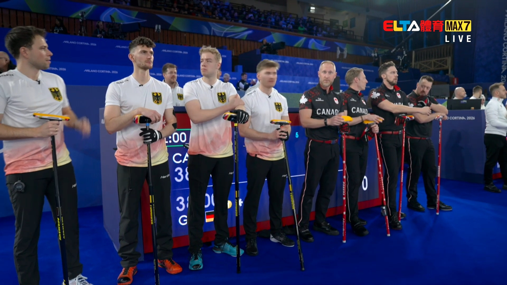 2/12 冬季奧運 加拿大VS德國 冰壺 男子預賽(原音)