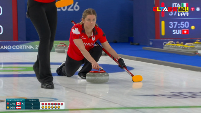 2/12 冬季奧運 加拿大VS丹麥 冰壺 女子預賽 (原音)