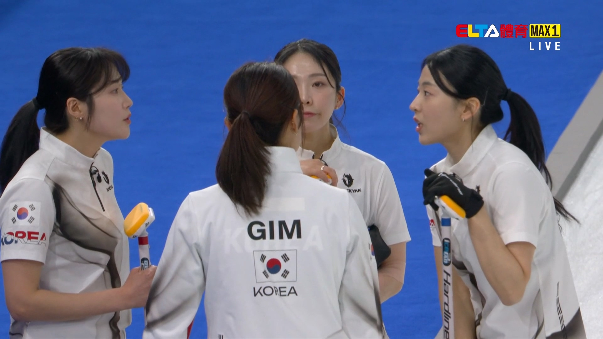 2/15 冬季奧運 日本VS南韓 冰壺 女子預賽 (原音)